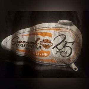 2 for $20 Harley Davidson Savanah 25th anniversary tshirt size L